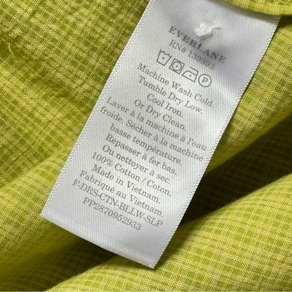 Everlane Billow Pear Green Sleeveless Tiered Flowy Maxi Dress Women’s Size Large - Picture 9 of 10